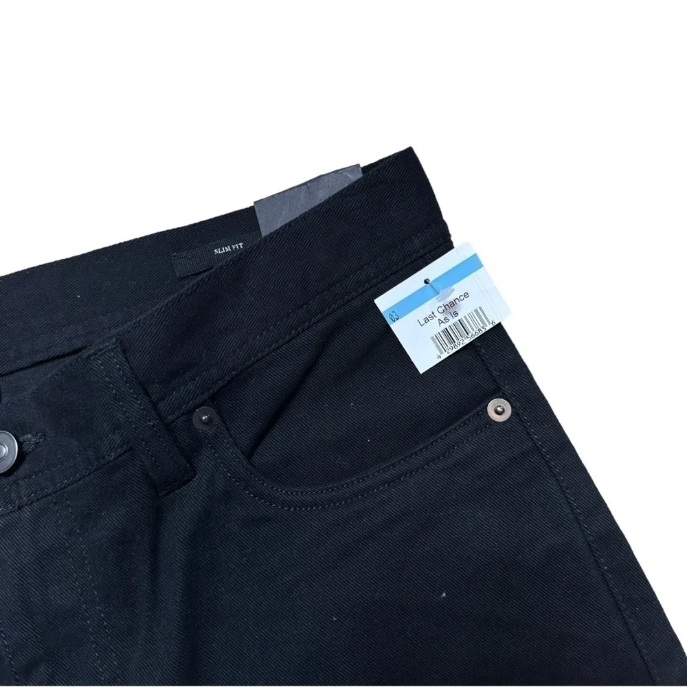 Treasure & Bond Men’s Black Slim Fit Cutoff Shorts US 31W - Picture 5 of 9